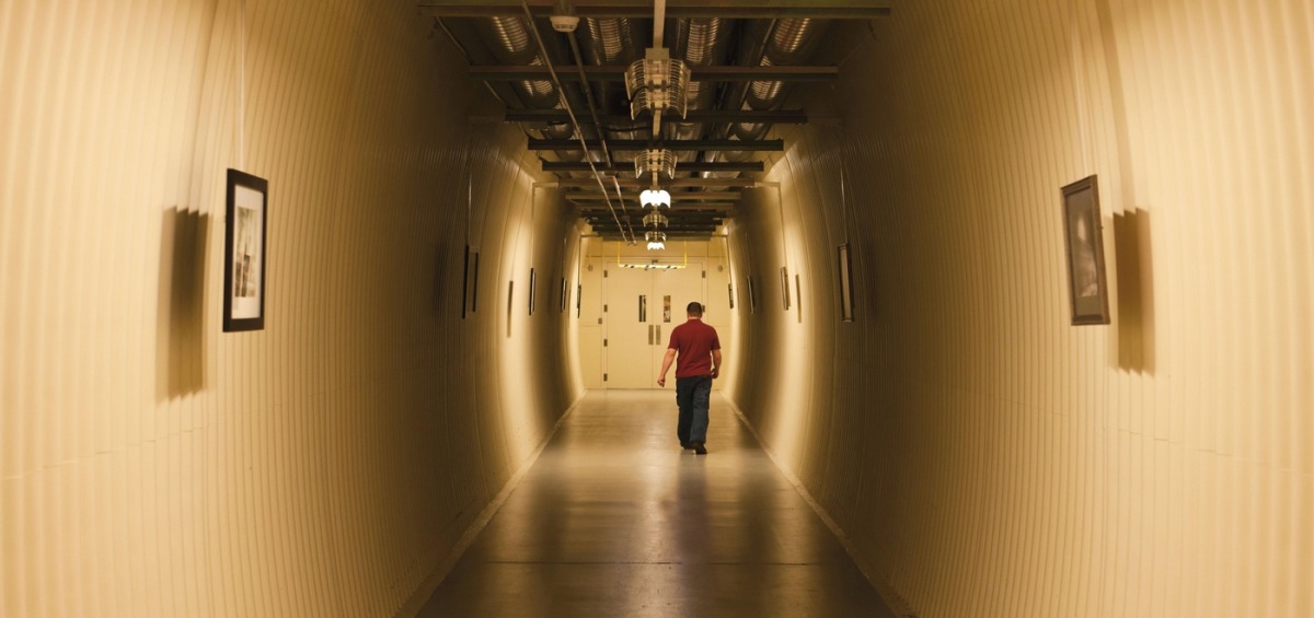 Un couloir à l’intérieur de la chambre forte de Granite Mountain Records. (2010 Intellectual Reserve, Inc. All rights reserved) archives-mormons-granite-mountain-records-couloir