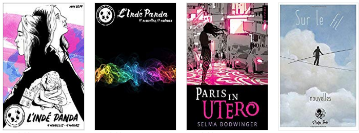 Couvertures des quatre ouvrages autoédités de Selma Bodwinger. (DR) autoedition-publier-livre-auteur-selma-bodwinger