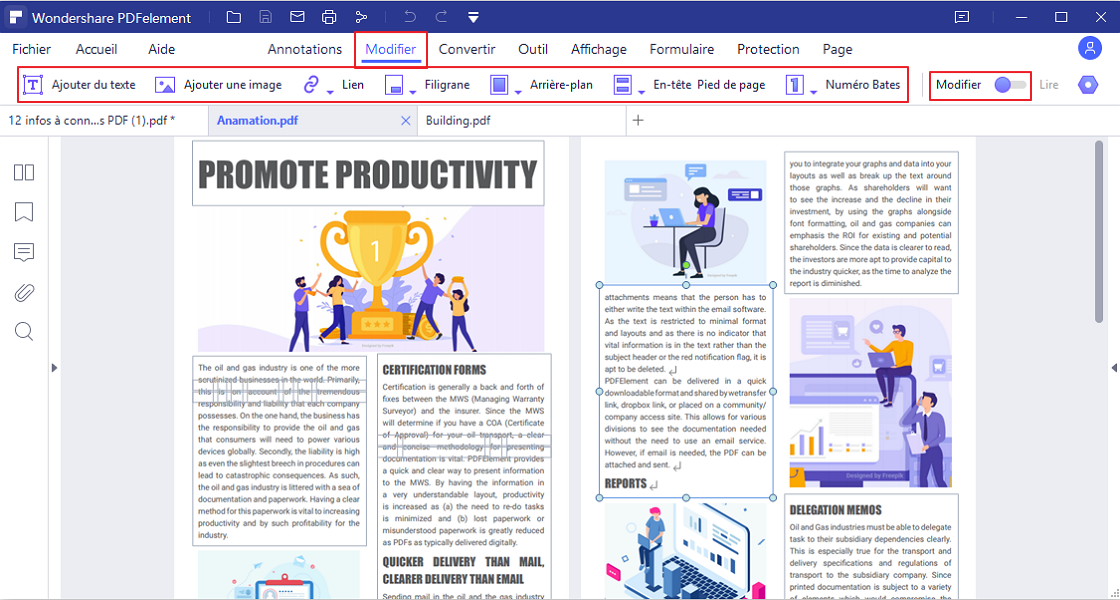 modifier-PDF