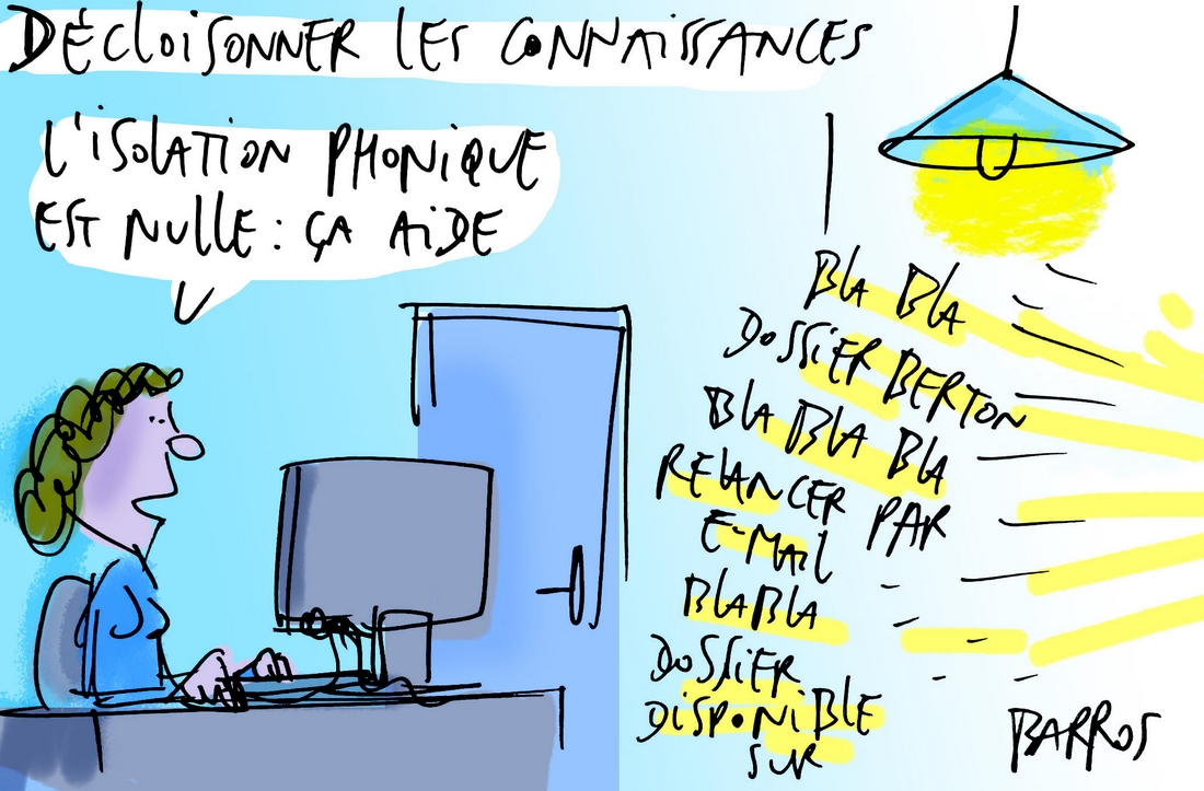 Les tendances du knowledge management, vues par le dessinateur Yves Barros (Archimag) knowledge-management-tendances-2021