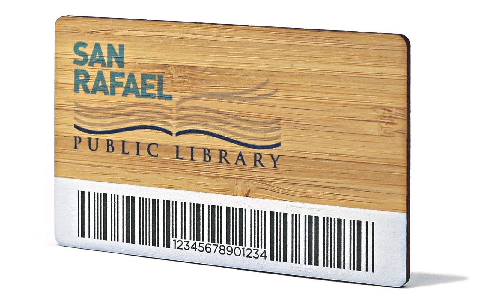 La toute nouvelle carte de lecture de la bibliothèque publique de San Rafael en Californie, aux Etats-Unis. (DR)