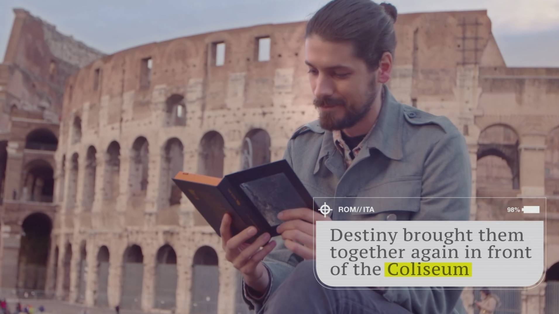 Si le lecteur se trouve à Rome, les protagonistes du roman y seront également. (FCB)