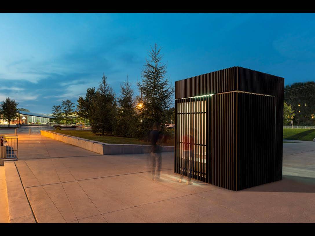 La bibliothèque miniature Story Pad au coeur de la ville de Newmarket (Bob Gundu)