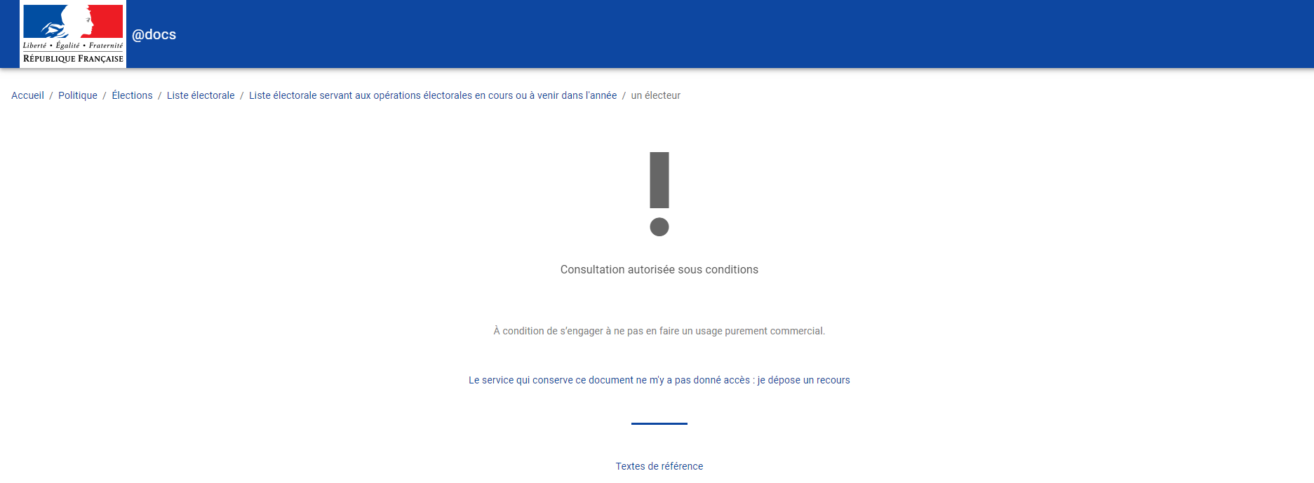Page d'accueil du service @docs (francearchives.fr)