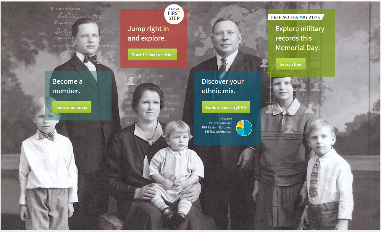 Ancestry.com possède la plus grande base de données généalogiques en ligne au monde (Ancestry.com)