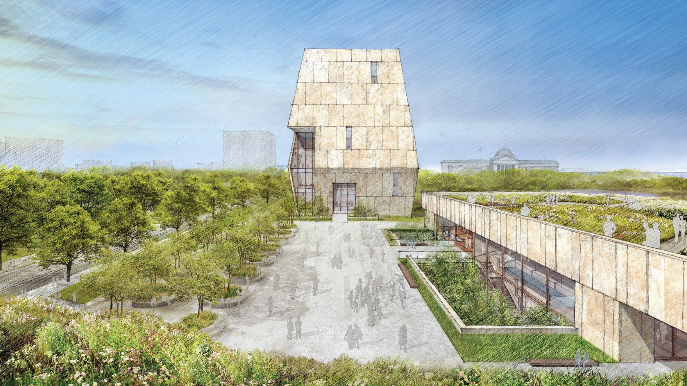 La bibliothèque Obama devrait ouvrir ses portes à l'horizon 2020 (Todd Williams Billie Tsien Architects)