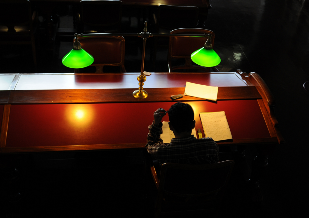 Une salle de lecture de la Bibliothèque nationale d'Argentine (bn.gov.ar)