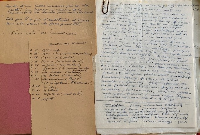 Notes préparatoires pour Vendredi ou les Limbes du pacifique (BnF, département des Manuscrits) BnF-recoit-manuscrits-Michel-Tournier