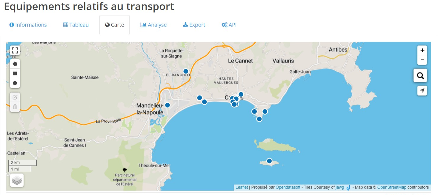 ville Cannes open data