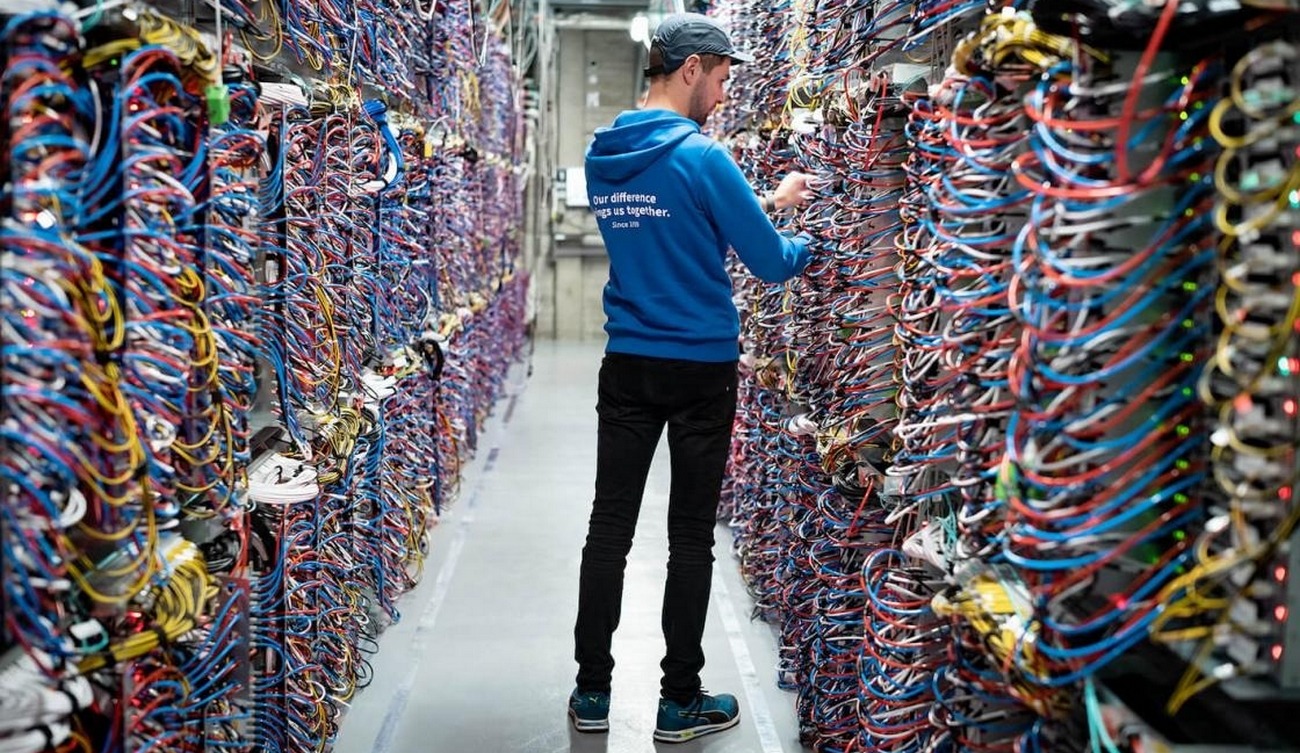 Le cloud souverain nécessite d'investir dans de grands centres d'hébergement en France, comme celui d'OVHcloud, à Roubaix. (OVHcloud) cloud-souverain-securite-donnees