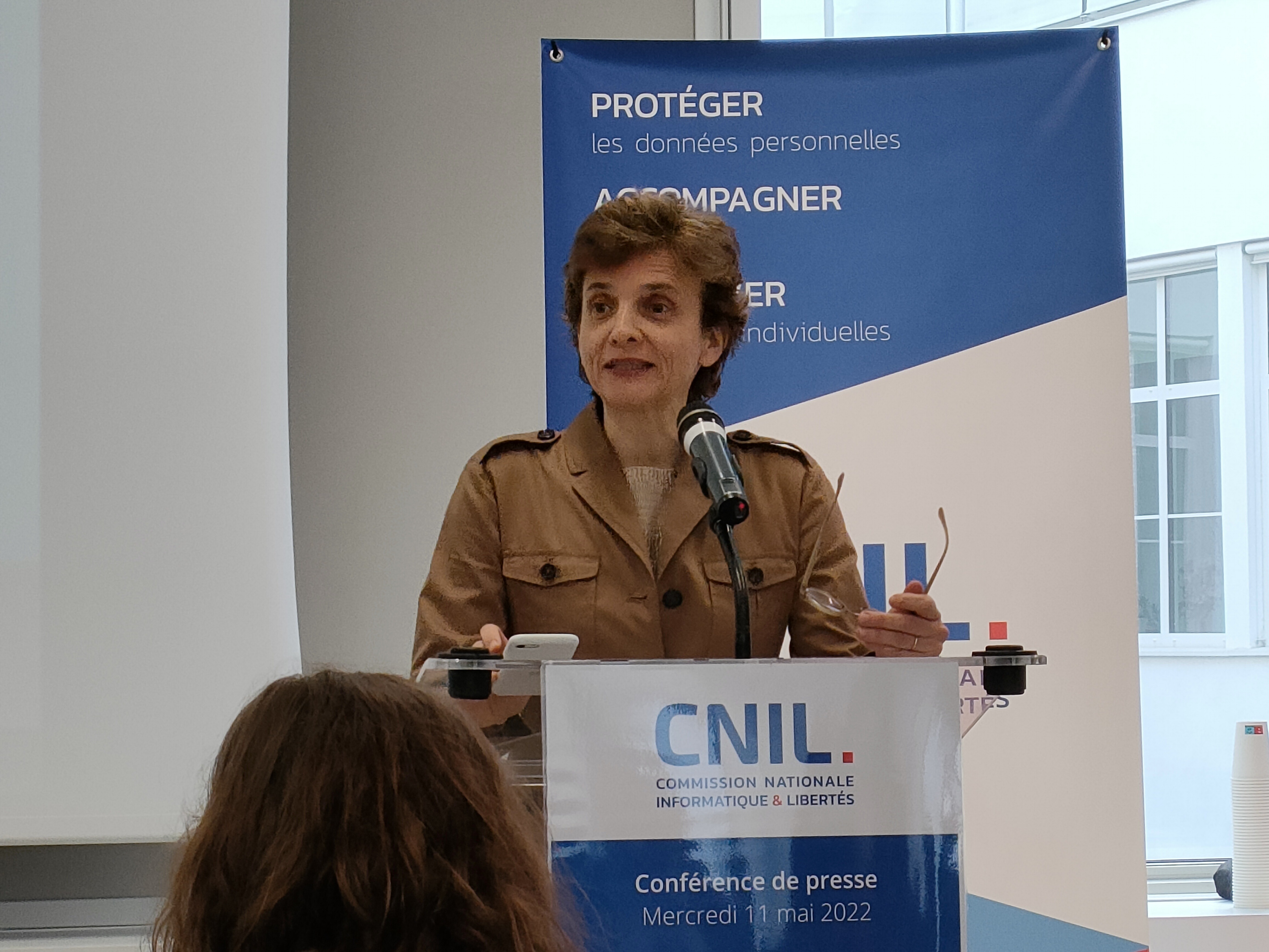 Marie-Laure Denis, présidente de la Cnil (Archimag / B. Texier) bilan-repressif-sans-precedent-Cnil-2021