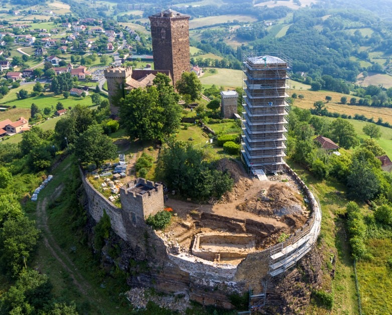La solution Syracuse ouvre la voie à de nouvelles façons de valoriser le patrimoine du Département du Lot. (DR) departement-lot-travaux-chantier-patrimoine-ruines