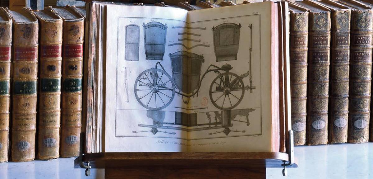 28 volumes édités entre 1751 et 1772 (ENCCRE/Bibliothèque Mazarine)