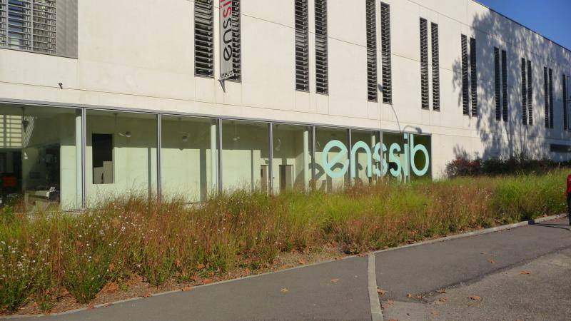 Le bâtiment de l'Enssib à Villeurbanne (Enssib)