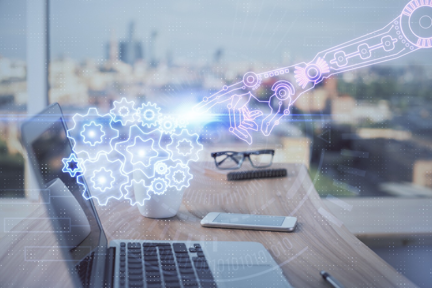 Ce modèle de langage sur mesure tire parti de la technologie sous-jacente des IA génératives (Transformer) en s'appuyant sur des données d'entraînement spécifiquement adaptées aux subtilités des commandes clients. (freepik/peshkovagalina) Esker-IA-Synergy-Transformer-automatiser-traitement-commandes
