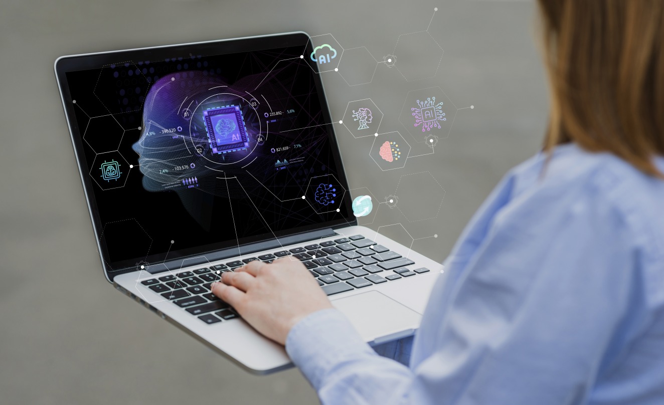 intelligence-artificielle-ordinateur-femme-virtuel-digital-technologie