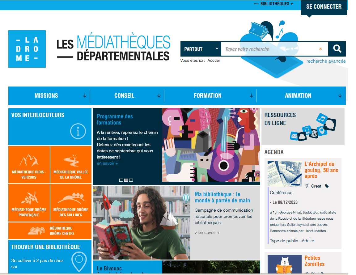 reseau-mediatheques-drome-syracuse-portail