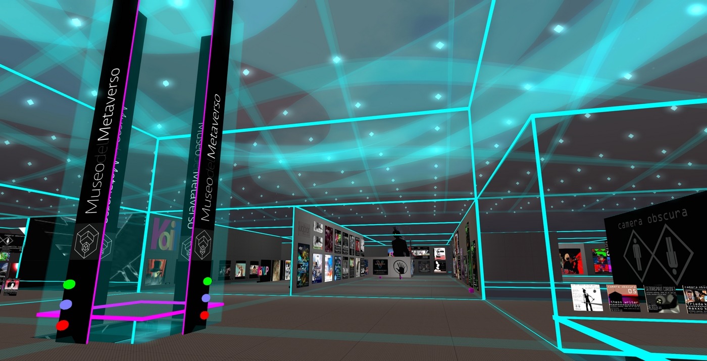 Le Metaverse Museum, créé par Rosanna Galvani dans le Grid Craft. (Wikipedia Commons / Mirabella) metavers-facebook-critiques
