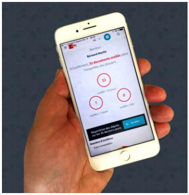 L'application MyArkhinéo est disponible sur iOS et Android (CDC Arkhinéo)