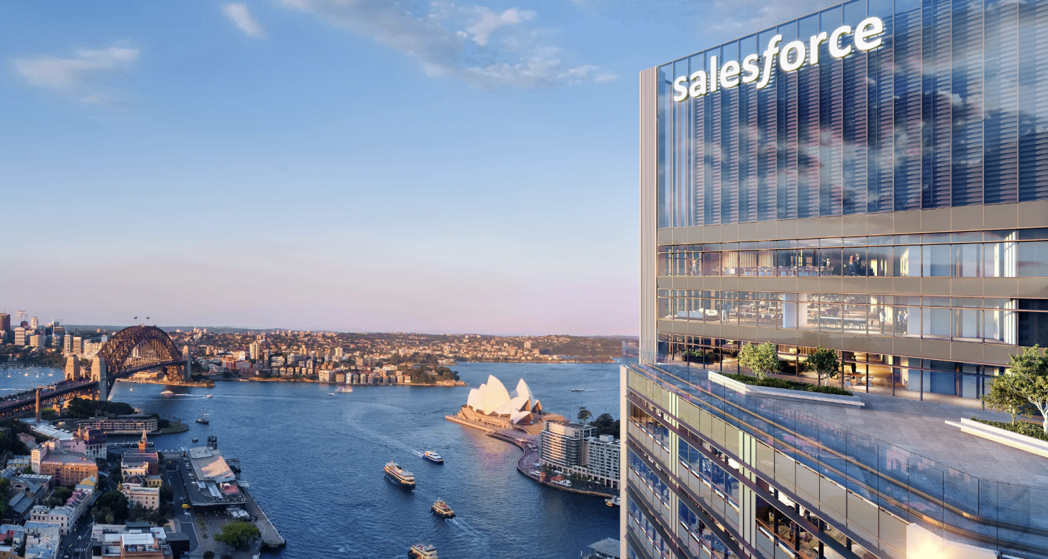 Le siège australien de Salesforce à Sydney (Salesforce) Salesforce-met-main-Informatica-plus-7-milliards-euros