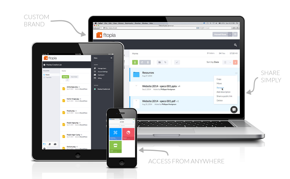 Jamespot et Ftopia sont partenaires depuis 2009. (Crédits : Jamespot) solution-ftopia-jamespot