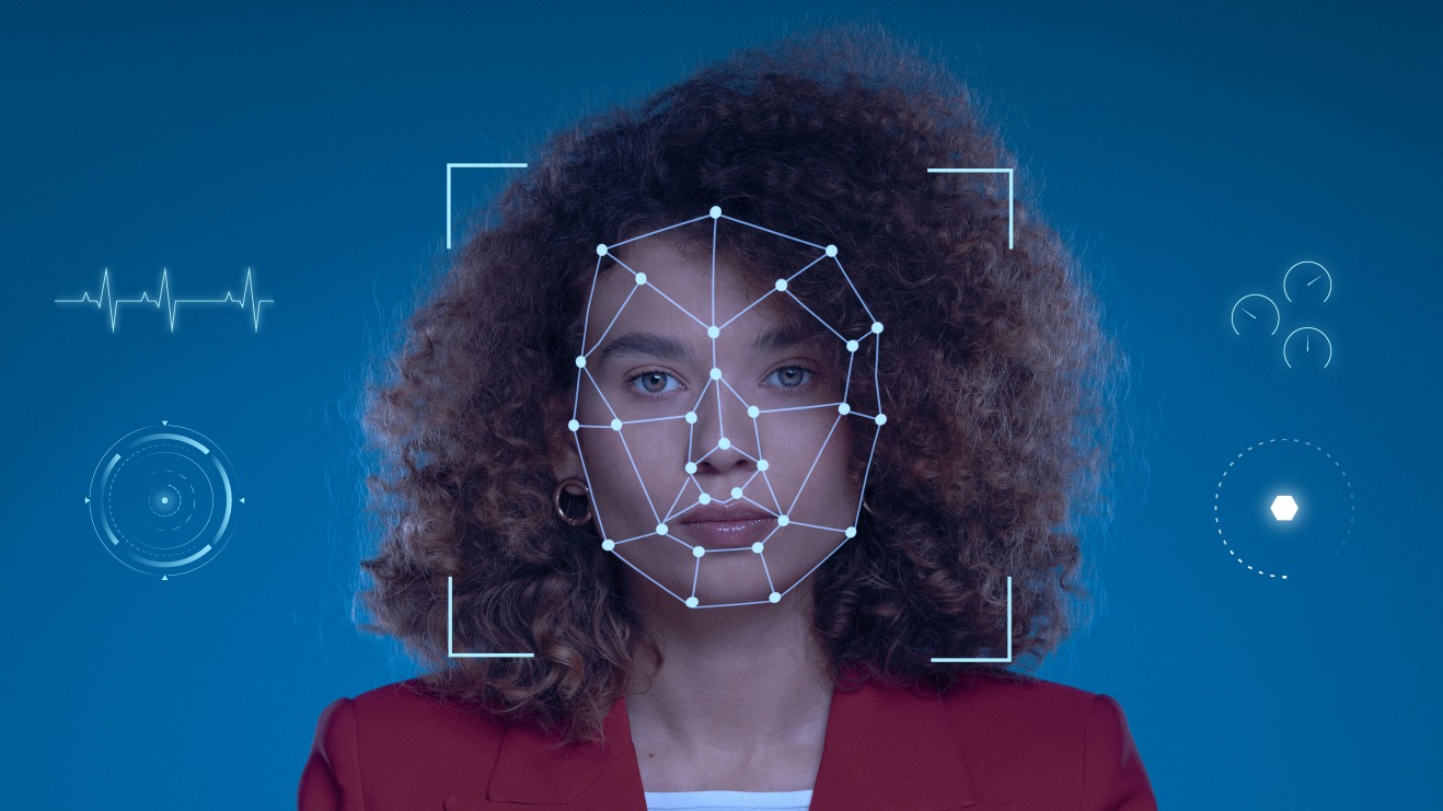 La réglementation européenne impose une phase de vérification d'identité afin de prévenir la corruption, le blanchiment d’argent ou la fraude fiscale. (Freepik) concept-collage-reconnaissance-faciale