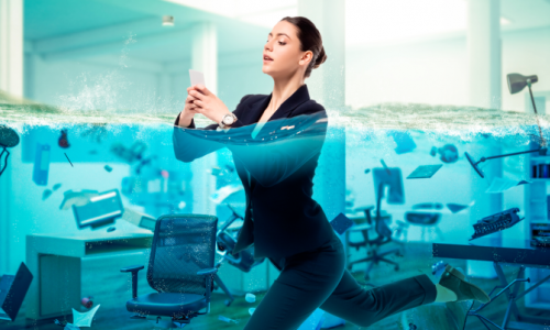 Grâce à ses fonctionnalités ultra-complètes, Alfeo apporte plusieurs réponses aux organisations ayant besoin d’optimiser leur gouvernance de l’information. (Copyright : Archimed/Alfeo) femme-eau-business-ordinateur-entreprise-affaires